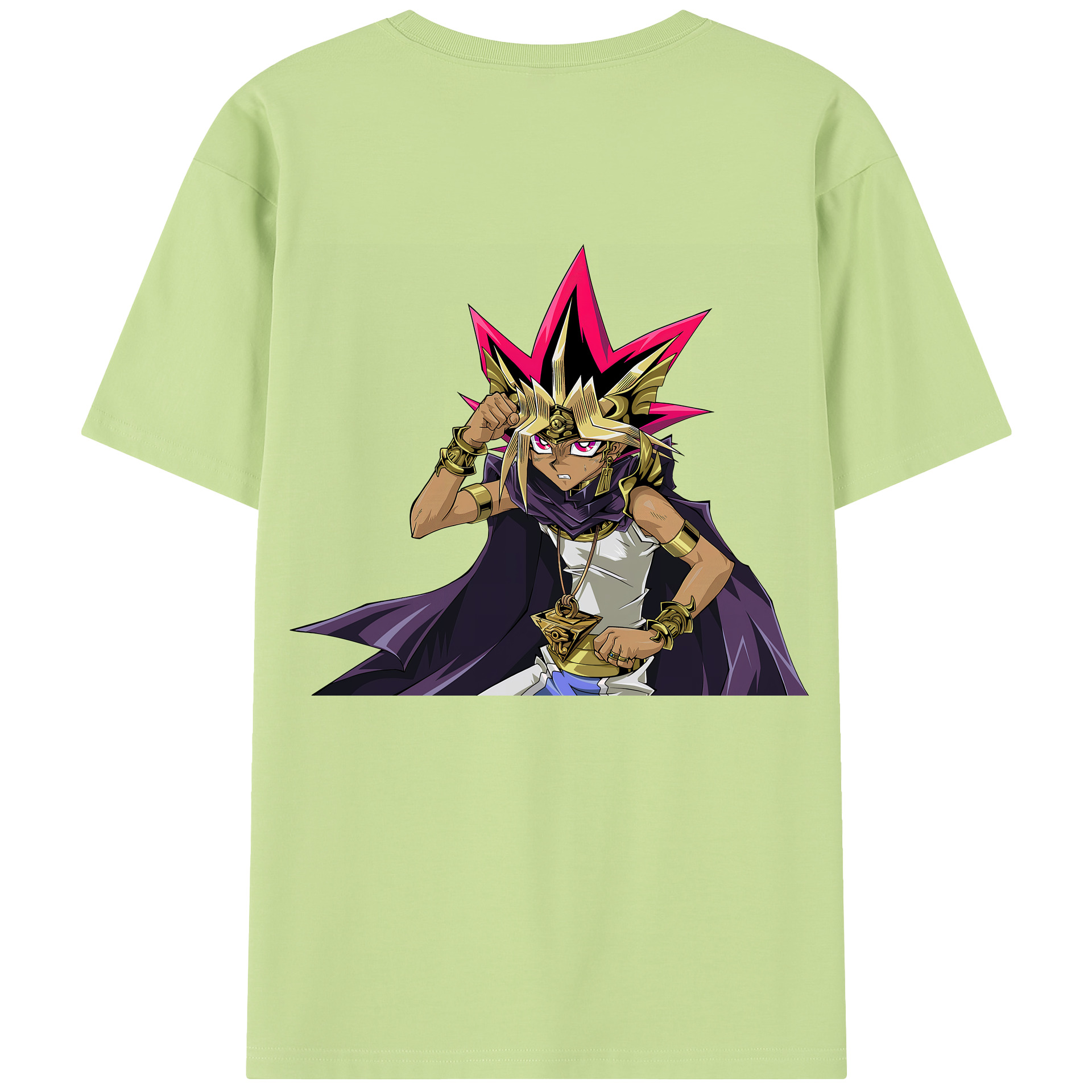 （画像用） 遊☆戯☆王 Yu-Gi-Oh! 綿100％半袖Tシャツ（背面プリント）